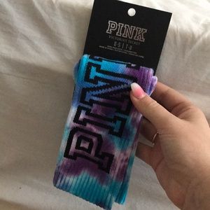 Brand New Tie Dye Pink Socks